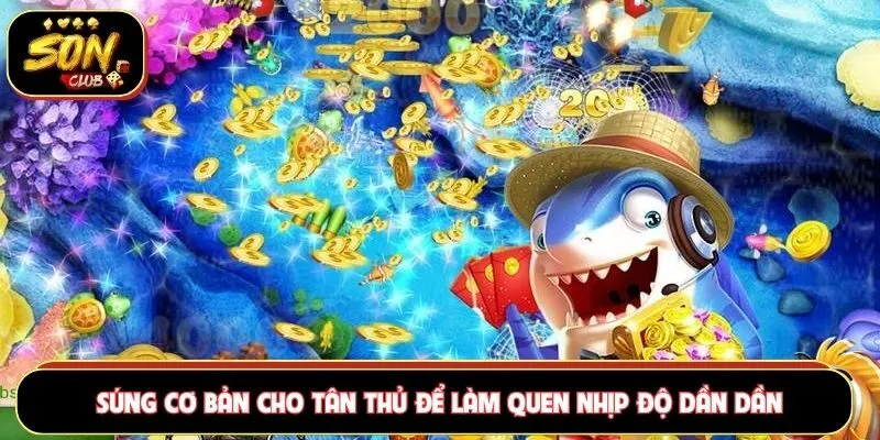Súng cơ bản cho tân thủ để làm quen nhịp độ dần dần