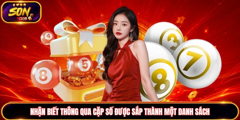 Nhận biết thông qua cặp số được sắp thành một danh sách